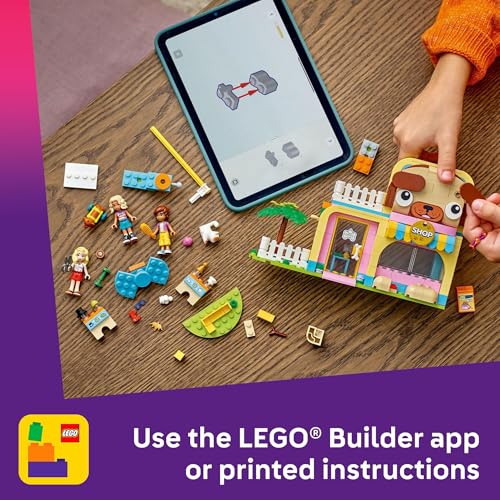 LEGO Friends Pet Accessories Shop Pretend Play Set - Building Toy for Kids, Girls and Boys, Ages 6+ - with 3 Minidolls, To...