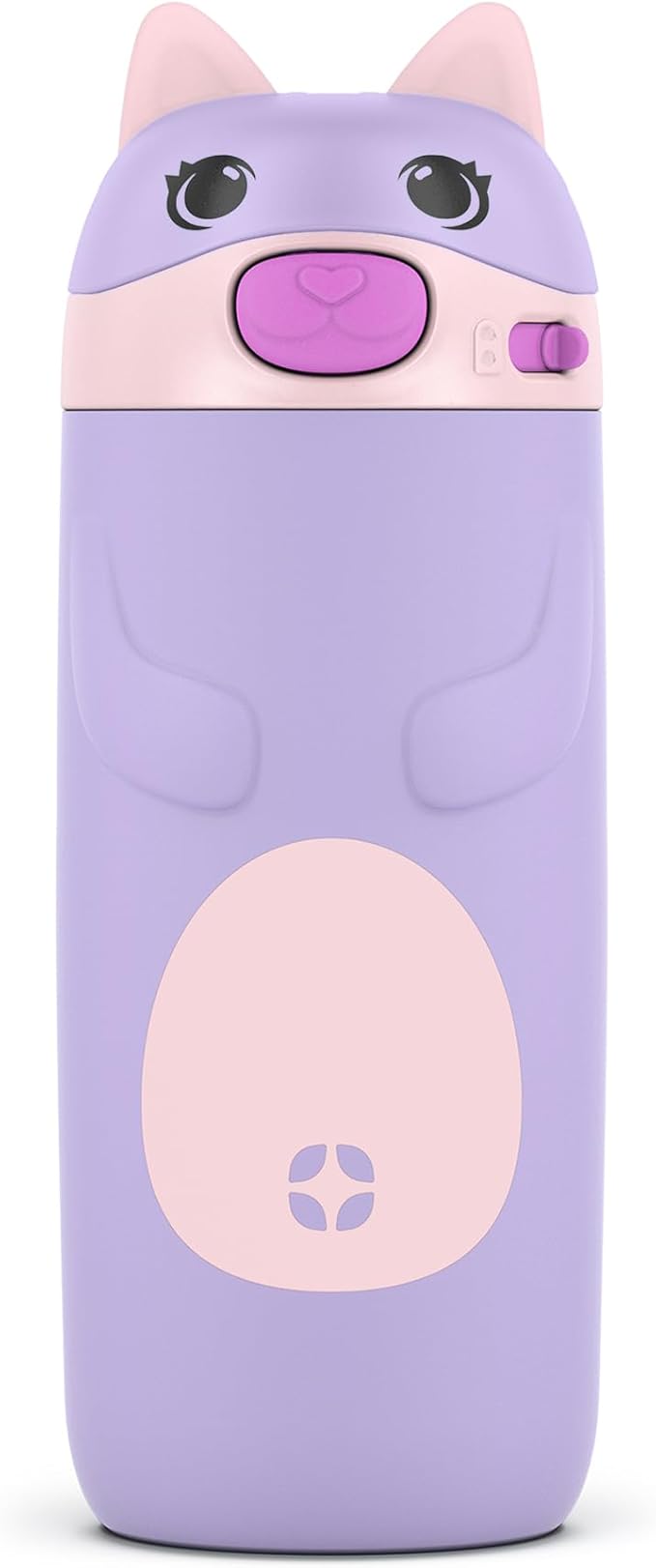 Ello Ellies 12oz Vacuum Insulated Stainless Steel Kids Water Bottle with Straw and Built-in Carrying Handle and Leak-Proof...