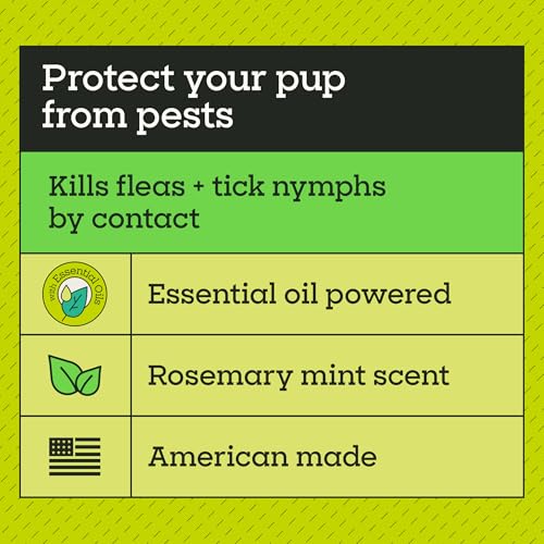 Pet Life Unlimited Natural Flea & Tick Spray for Dogs, 10 oz, Plant-Based Prevention & Treatment with Essential Oils, Kill...