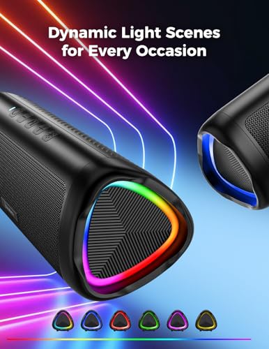 BolaButty Bluetooth Speaker with HD Sound, Portable Wireless, IPX5 Waterproof, Up to 20H Playtime, TWS Pairing, BT5.3, for...