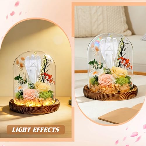 Harmolia Birthday Gifts for 40 50 60th Women Fresh Flowers for Delivery Forever Preserved Real Rose Anniversary for Mom Gr...