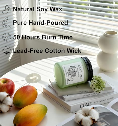 Scented Candle Gift Set, 4 Pack 25oz Soy Wax Candles, 200 Hour Burn Time, Long Lasting Aromatherapy Candles for Home Fragr...