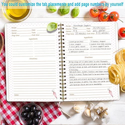 ceiba tree Blank Recipe Book to Write in Your Own Recipes Notebook Cookbook Journal 8.5 x 11 inch with Stickers Gift Ideas...