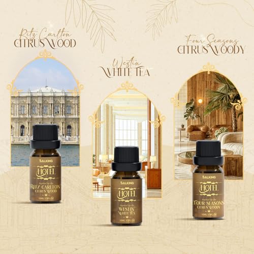 SALKING Hotel Diffuser Oil, Luxury Hotel Fragrance Oil Gift Set, Premium Essential Oil for Diffuser Inspired by The Most P...