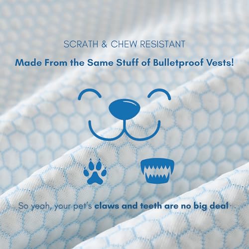 petfelix Mewfort Dog Cooling Mat, Chew & Scratch Resistant Dog Cooling Pad for Medium Dogs, Self Cooling Mat for Dogs, No ...