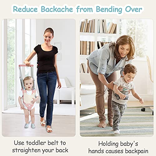 Ocanoiy Baby Walking Harness Handheld Baby Walker Assistant Belt Adjustable Toddler Infant Walker Harnesses Standing Up an...