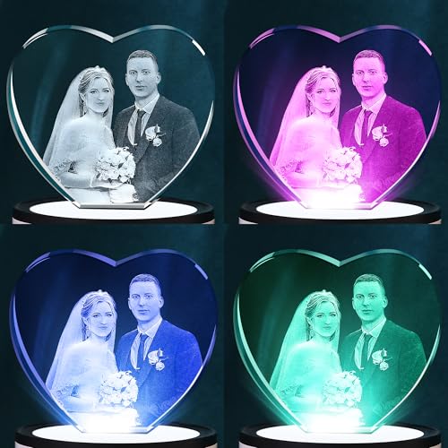 Artmosphere 3D Crystal Photo, Personalized Mothers Day Gifts for Mom, Women, Wife, Her, Him, Men, Husband, Grandma, Great ...
