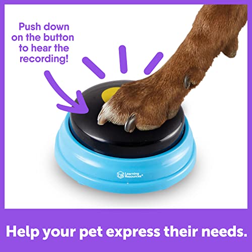 Hunger For Words Talking Pet Essential Words - 6 Piece Set Pre-Recorded Speech Buttons for Dogs, Dog Buttons for Communica...