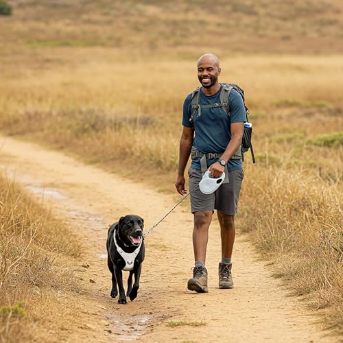 TUG Dog Harness with 2 Leash Connection Points | Adjustable, Padded, Lightweight | Handle on Back | No-Pull Front Clip (Sm...