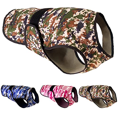 LUCOLOVE Dog Cooling Vest - 2-Layer Cooling with Soft Microfiber Fabric - Lightweight, Adjustable and Comfortable - UV Pro...