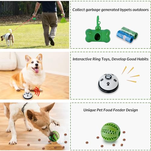 MRSOHRET 20Pcs Puppy Chew Toys for Teething, Dog Chew Toys with Rope Toy, Pet Dog Toothbrush, Treat Balls, Plush Toys and ...