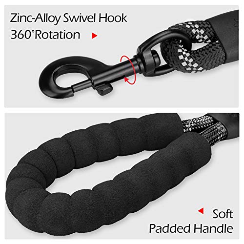 PoyPet Dog Harness and Leash Combo, Escape Proof No Pull Vest Harness, with 5 Feet Leash, Reflective Adjustable Soft Padde...