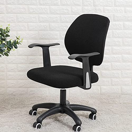 Yikko Office Chair Covers, Elastic Stretch Computer Chair Seat Slipcovers Super Fit Anti-dust Desk Seat Cover Spandex Remo...