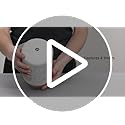 Earnest Living Essential Oil Diffuser White Ceramic Diffuser 250 ml Timers Night Lights and Auto Off Function Home Office ...