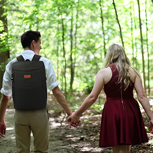 Camping Cooler Backpack 30 45 Cans, Soft Backpack Coolers Insulated Leak Proof Travel Cooler Bag Waterproof Lunch Picnic B...