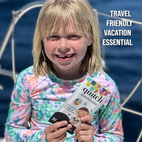 Quitch Mosquito Bite Itch Relief Patch, After Bite Insect Bite Treatment, Anti Itch Cream Alternative, Insect Bite Relief,...
