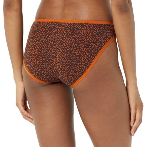 Amazon Essentials Women's Breathable Cotton Bikini Brief Underwear with Full Coverage, Multipacks