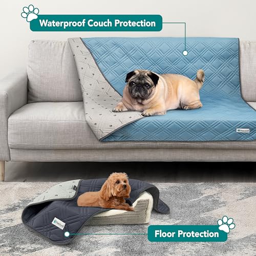 PetAmi Waterproof Cooling Mat for Dog, Premium Pet Cooling Blanket for Bed Crate, Anti Slip Indoor Dog Cool Pad for Sleepi...