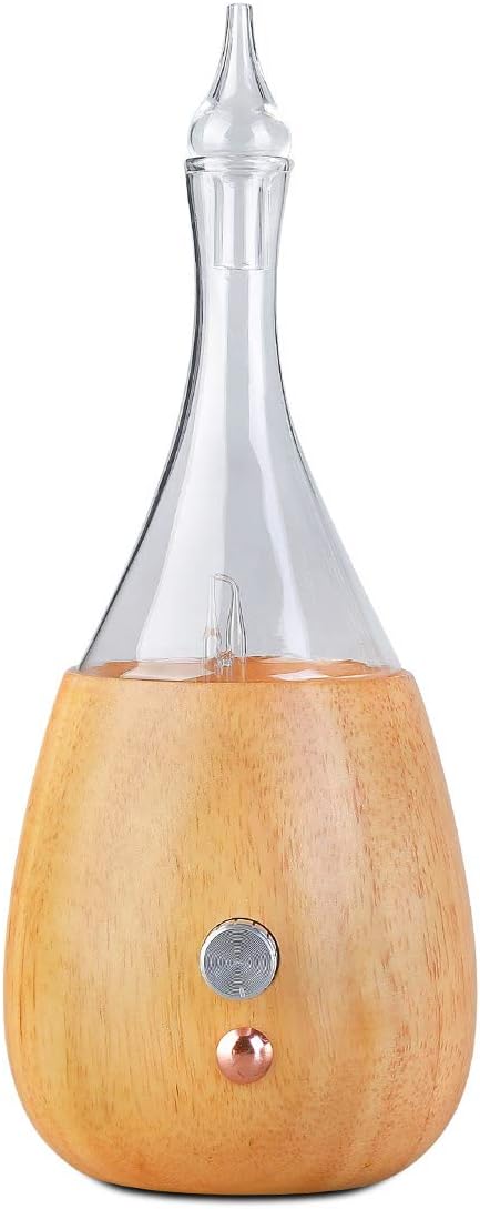 Lychee Essential Oil Diffuser Humidifiers, 7 Colors Light Setting, Quiet Diffuser, Small Aromatherapy Diffuser with Wood G...