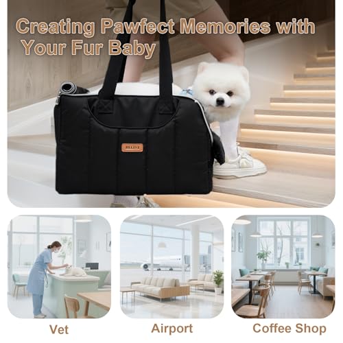 Dog Purse Carrier for Small Dogs Cats Rabbits Up to 13lbs, Lightweight Pet Sling Carriers with Crossbody Strap, Portable P...