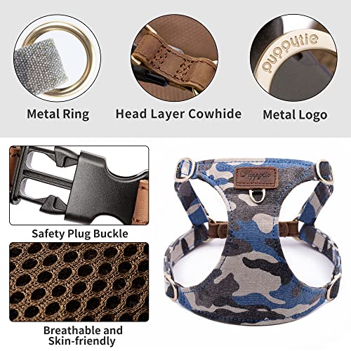 Dog Harness, No Pull Dogs Harness and Multi-Function Leash Set for Medium Dogs Easy Walk Everyday Adjustable Soft Dog Vest...