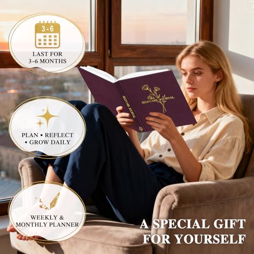 Lanpn Self Care Journal for Women, Self Love Guided Journals with Prompts, Daily Reflection Wellness & Gratitude Planner, ...