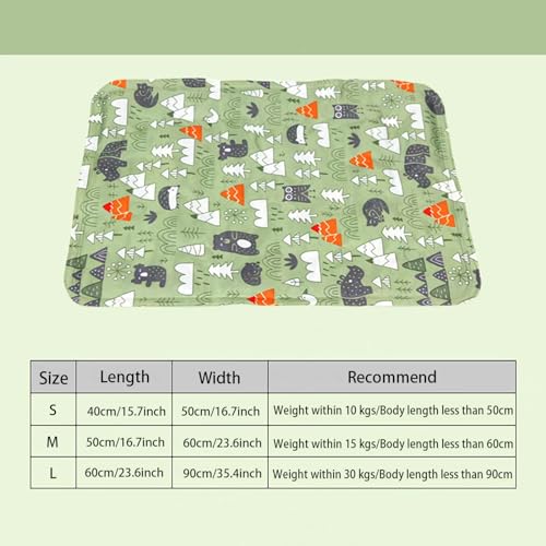 IDOLPET Dog Cooling Mat, Pet Self-Cooling Mat Pad Bed for Dogs Cats and Rabbits Easy Washable Summer Cool Down Comfortable...