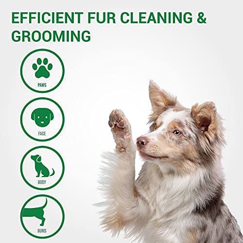 Inspire Naturals Pet Wipes for Dogs and Cats 100% Natural Plant Based with Organic Antioxidants, Dog Wipe Cleaning Deodori...