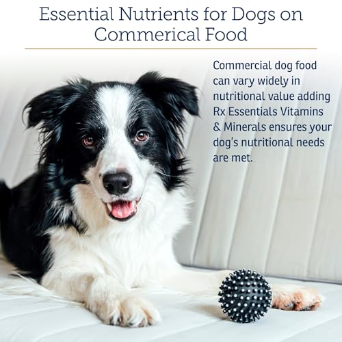 Rx Vitamins Essentials for Dogs - Daily Vitamins & Minerals - with Blue Spirulina, Kelp Powder, and Milk Thistle - Complet...