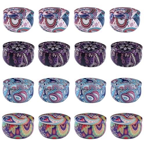 kedtui Scented Candles Gift Set, 16 Pack Aromatherapy Candle, Natural Soy Wax Travel Tin Candles for Home Scented, Ideal f...