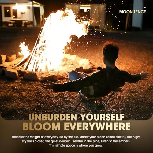 MOON LENCE Portable Camping Chair Backpacking Chair - The 4th Generation Ultralight Folding Chair - Compact, Lightweight F...