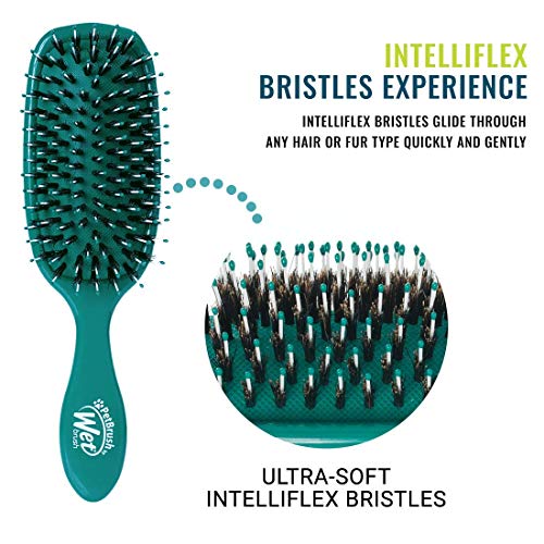 Wet Brush Pet Hair Brush, Smooth, Shiny Fur, Dog and Cat Hairbrush, De-Shedding Comb & Dematting Tool for Grooming Long or...