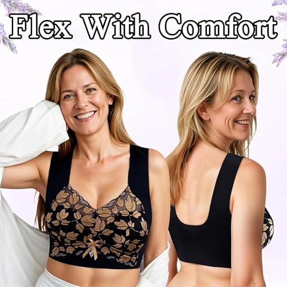 Versatile Comfy Lift & Flex Wireless Bra for Seniors Women, Comfort Seamless Sports Bra with Support, Anti-Sagging