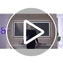 LOAAO 48"X32" LED Bathroom Mirror with Lights, Anti-Fog, Dimmable, RGB Backlit + Front Lighted, Bathroom Vanity Mirror for...