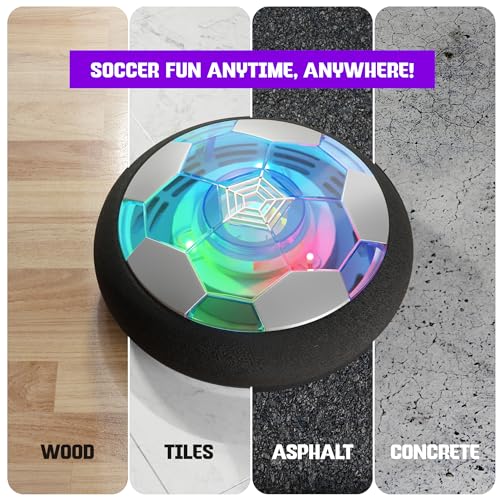 Ninja Blast Hover Soccer Light-Up Ball, Birthday Gift for Boys, Indoor Toy Games, Kids Gifts for Age 5, 6, 7, 8, 9, 10, 1...