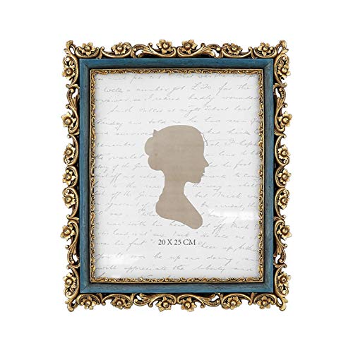 Sunlit Vintage Picture Frame 8x10 Inch, Luxury Antique Photo Frames with Glass Front, Photo Display, Tabletop Wall Hangin...