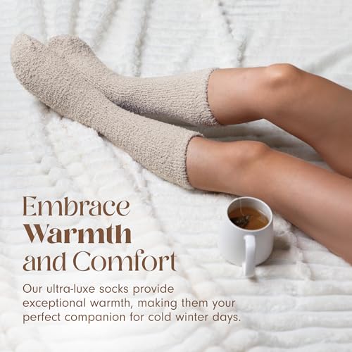 Unboxme Gifts Warm & Cozy Ultra-Luxe Cloud Sock, Easter Gift for Women & Men - Super Soft Luxurious Fabric Sleep Socks