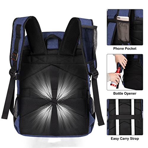 HXLGMD Backpack Coolers Insulated Leak Proof 30 Cans, Soft Sided Insulated Cooler Bags Ice Chest Backpack for Beach Travel...