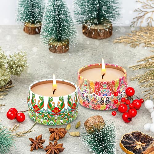 Scented Candles Gift Set,3 Pack Candles for Home Scented, Long Lasting Soy Wax Aromatherapy Candle Set, Gifts for Women wi...