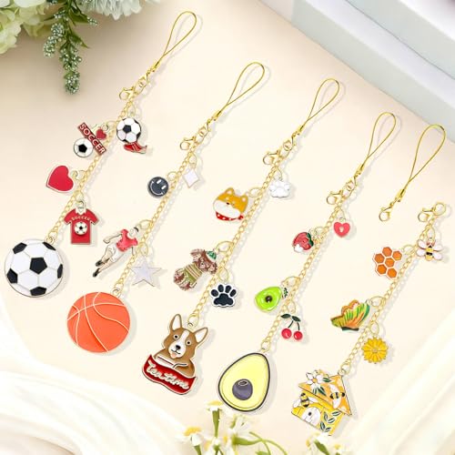 Z-synka Charm Compatible with Owala Water Bottle 24 oz, 32 oz, 40 oz & Stanley Cup Accessories,Bag Keychain Charm Chain