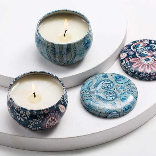 YOROXRG Set 16 Pack Scented Candles Gifts Soy Wax Travel Tin Jar Candles for Home 2.5 OZ Scented Candles for Mom for Chris...