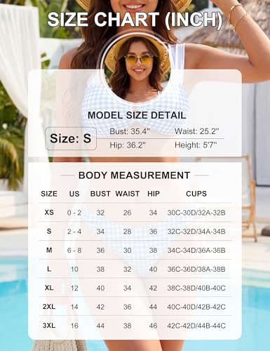 BMJL Bikini Sets for Women U Wire Two Piece Swimsuits Gingham Tie Back Swim Suits 2026