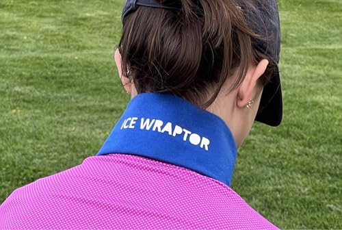 Cooling Bandana+6 Inserts ICE WRAPTOR:Just Add Water & Freeze. Cools Neck, Head, Joints. Portable Ice Therapy for Pain Rel...