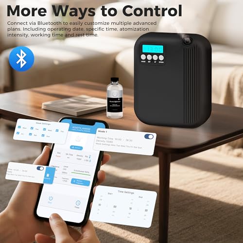 Hotel Collection Diffuser, 3000 Sq.Ft of Coverage, Scent Diffusers for Home Large Room, Office Waterless Essential Oil Dif...