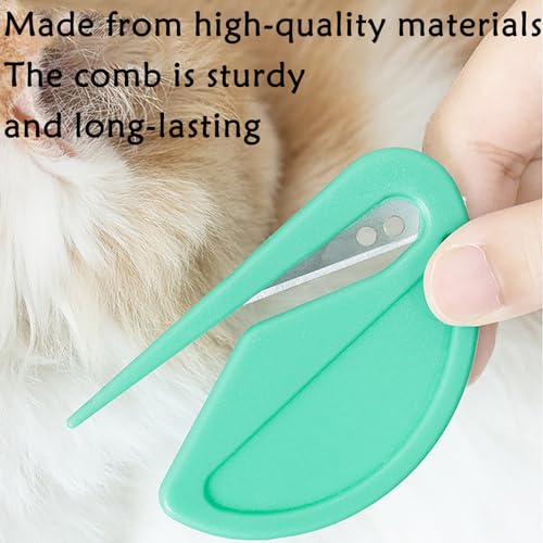 Cyhdddr 5Pcs Knotting Comb for Cats, Pet Knotting Comb De knotting comb for Dog Pet Hair Removal Tool Cat Dog Grooming Sup...