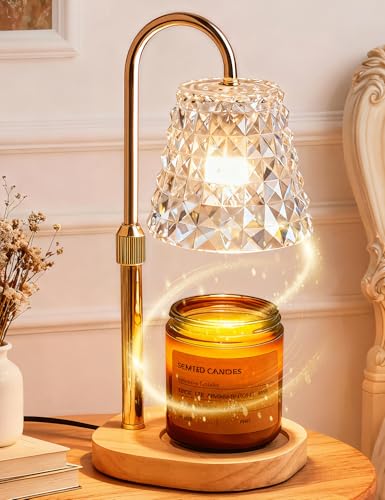 Candle Warmer Lamp with Timer Dimmable Candle Warmer Birthday Gifts for Women Mom Sister, House Warming Gifts New Home Roo...