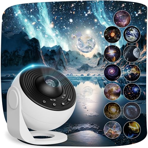 Planetarium Projector Pro for Bedroom, 13 in 1 Star Projector Galaxy Light, Ceiling Night Light Milky Way Mood Lighting wi...