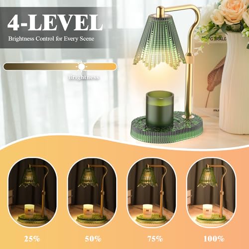 WYghyronic Candle Warmer Lamp with Timer & Dimmable 4-Level Brightness - Adjustable Height,for New Home Bedroom, Gifts for...