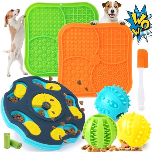 Forfon 9 Pack All-Around Dog Puzzle Toy Set -Mentally Stimulating Dog Enrichment Toys for Small to Medium Smart Dogs, Incl...