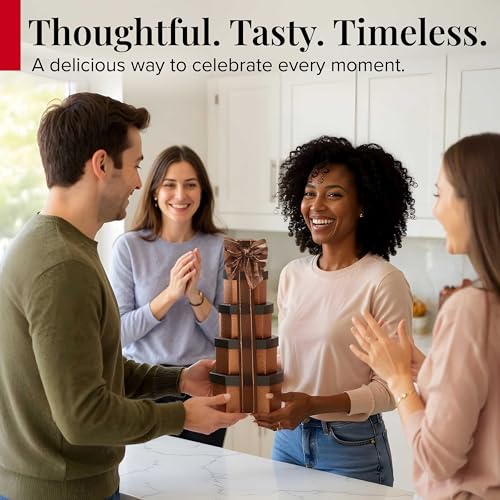 Broadway Basketeers Gift Basket – Kosher Gourmet Snack Food Gifts for Women, Men, Family, Thank You, Corporate